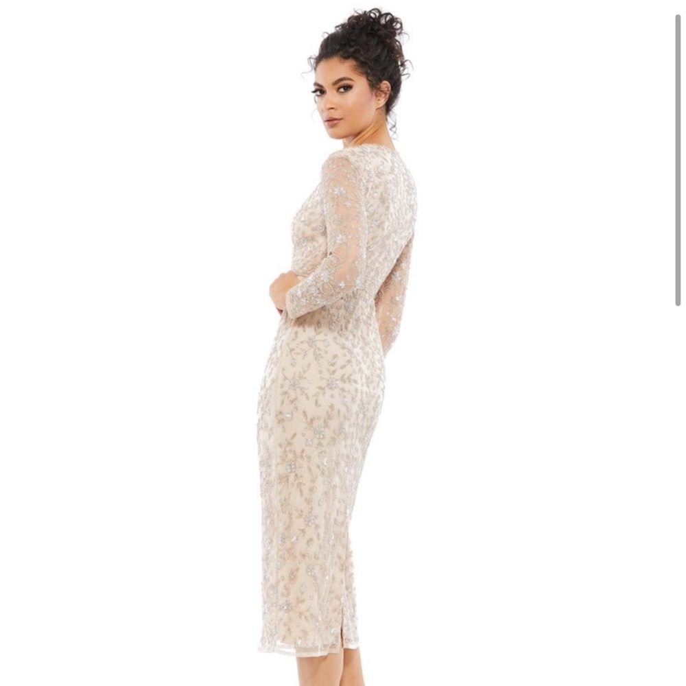 Mac Duggal Cocktail Jewel Midi Dress 2 10812